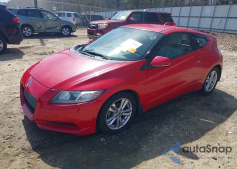 2011 Honda Cr-Z из США, поврежденный, VIN JHMZF1D49BS008726